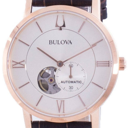 Bulova American Clipper Silver Dial Automatic 97A150 Mens Watch