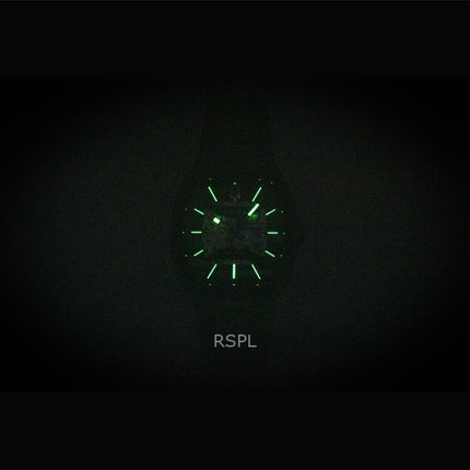 Bulova Maquina Stainless Steel Green Skeleton Dial Automatic 98A321 Men's Watch