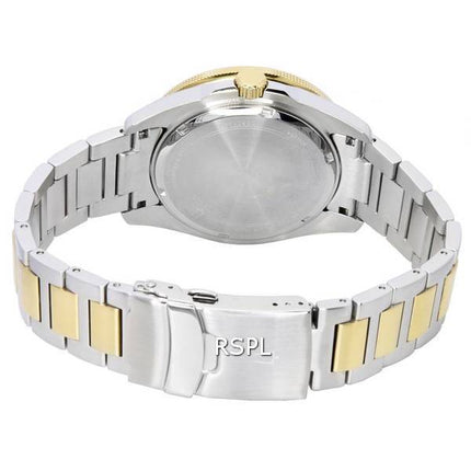 Refurbished Bulova Marine Star Two Tone Bracelet Blue Dial Quartz 98B334 100M Men's Watch