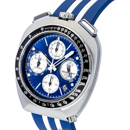Bulova Shelby Racer Chronograph 150th Anniversary Limited Edition Blue Dial Quartz 98B452 Men's Watch