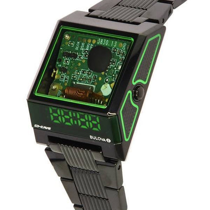 Bulova Computron D-Cave Special Edition Digital Quartz 98C140 Men's Watch