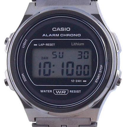 Casio Youth Vintage Stainless Steel Digital A171WEGG-1A Unisex Watch