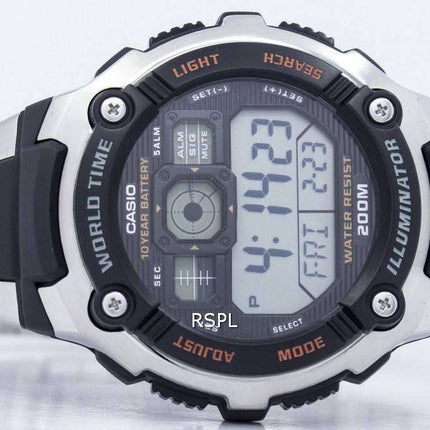 Casio Sport Digital World Time AE-2000WD-1AVDF AE2000WD-1AVDF Men's Watch