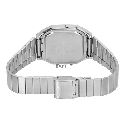 Casio Vintage Analog Digital Stainless Steel Sky Blue Dial Quartz AQ-240E-3A Unisex Watch