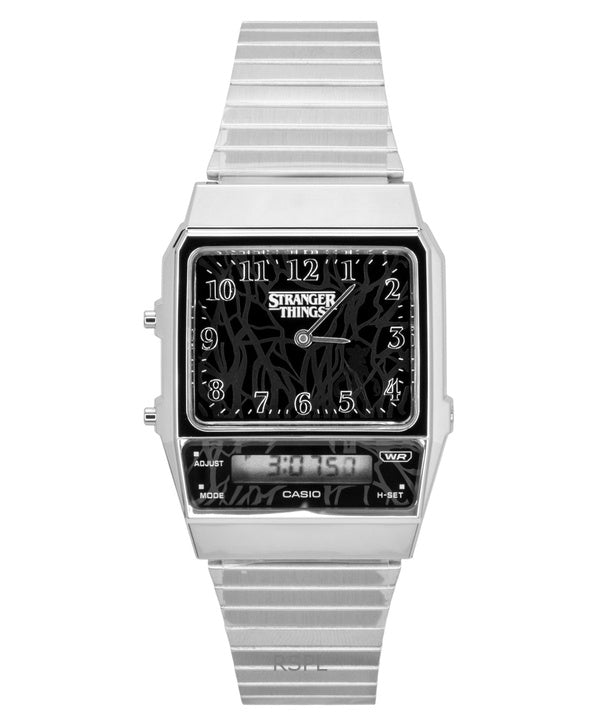 Casio Vintage Analog Digital Stranger Things Black Dial Quartz AQ-800EST-1A Unisex Watch