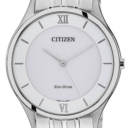 Citizen Stiletto White Dial Stainless Steel Eco-Drive AR0070-51A Men's Watch