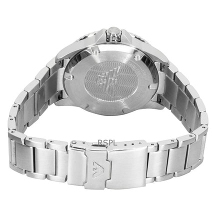 Emporio Armani World Explorer Stainless Steel Grey Dial Quartz AR11683 100M Men's Watch