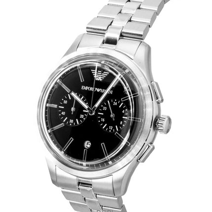 Emporio Armani Chronograph Stainless Steel Black Dial Quartz AR11691 Men's Watch