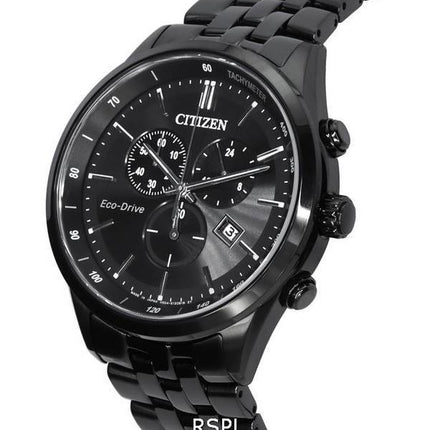 Citizen Eco-Drive Corso Classic Chronograph Black Dial AT2145-86E 100M Men's Watch
