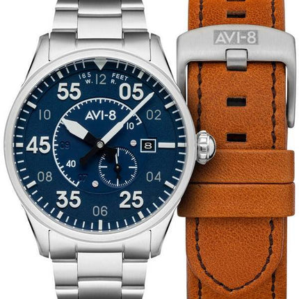 AVI-8 Spitfire Oxford Blue Dial Type 300 Automatic AV-4073-11 Men's Watch