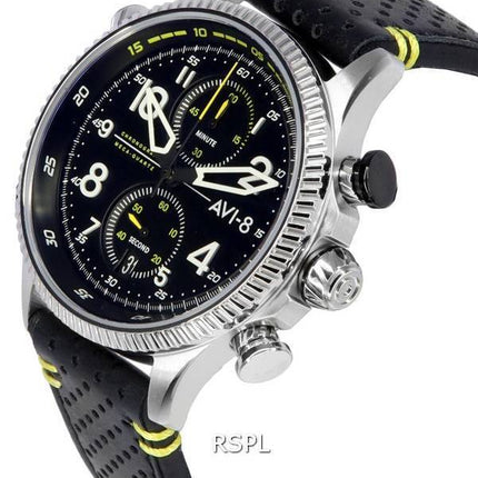 AVI-8 Hawker Hunter Halton Duke Chronograph Black Dial Quartz AV-4080-01 Men's Watch