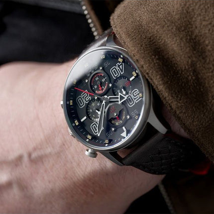 AVI-8 Hawker Typhoon Rb396 Sheila Chronograph Limited Edition Black Dial Quartz AV-4093-05 Men's Watch