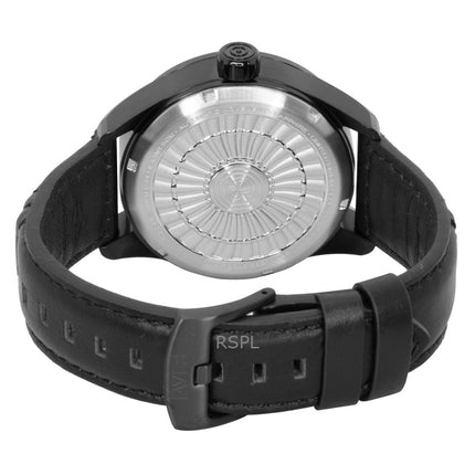AVI-8 Hawker Hurricane Pegasus Limited Edition Leather Strap Black Dial Automatic AV-4127-01 Men's Watch