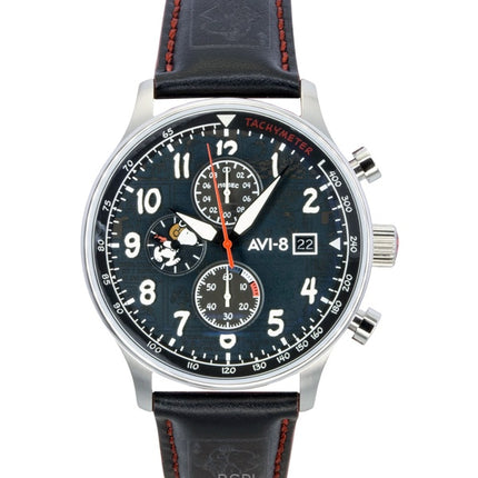 AVI-8 Hawker Hurricane Classic Chronograph Limited Edition Ace Black Dial Quartz AV-4132-01 Men's Watch