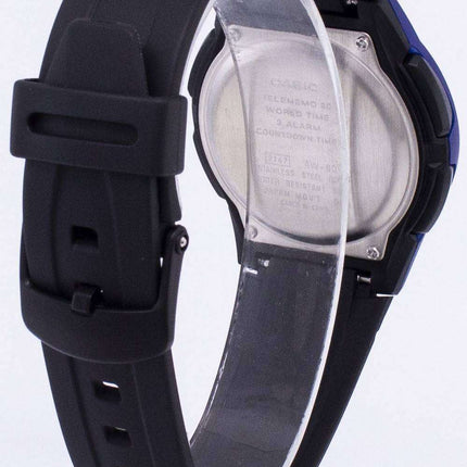 Casio Analog Digital  Illuminator Telememo Black/Blue AW-80-2BVDF AW-80-2BV Men's Watch