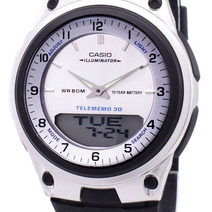 Casio Analog Digital Telememo Illuminator AW-80-7AVDF AW80-7AVDF Men's Watch