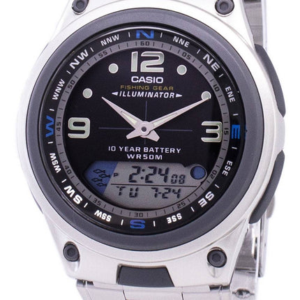 Casio Analog Digital Out Gear Fishing Illuminator AW-82D-1AVDF AW82D-1AVDF Men's Watch