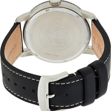Citizen Blue Dial Calf Leather Eco-Drive AW0077-19L 100M Men's Watch