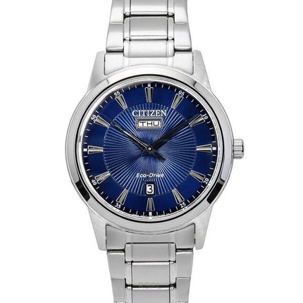 Citizen Eco-Drive Stainless Steel Blue Dial AW0100-86L Men's Watch