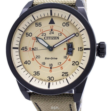 Citizen Eco-Drive Aviator Power Reserve AW1365-19P Men's Watch