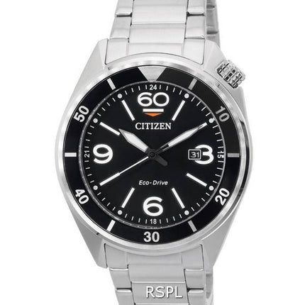 Citizen Seaplane Black Dial Eco-Drive AW1710-80E 100M Men's Watch