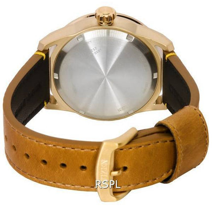 Citizen Avion Black Dial Leather Strap Eco-Drive AW1733-09E 100M Men's Watch