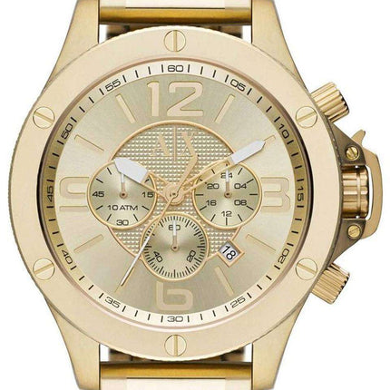 Armani Exchange Chronograph Champagne Dial AX1504 Mens Watch