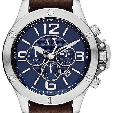 Armani Exchange Chronograph Blue Dial AX1505 Mens Watch