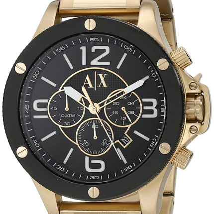 Armani Exchange Quartz Chronograph Gold Tone AX1511 Men's Watch