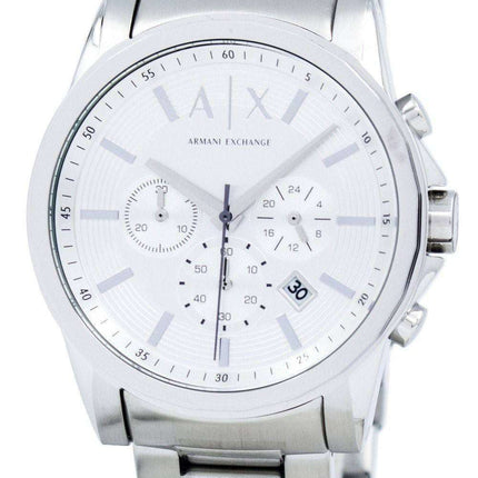 Armani Exchange Chronograph Silver-Tone Dial AX2058 Men's Watch