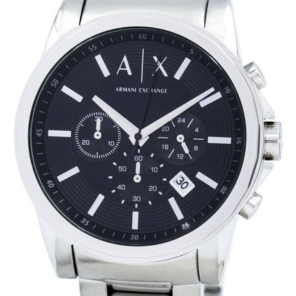 Armani Exchange Chronograph Black Dial AX2084 Mens Watch