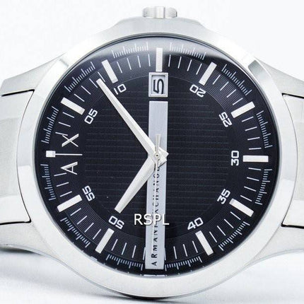 Armani Exchange Black Dial Stainless Steel AX2103 Mens Watch