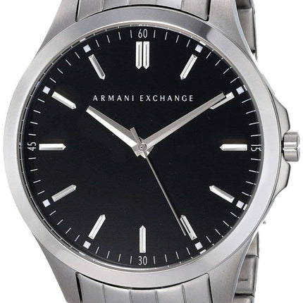 Armani Exchange Black Dial Stainless Steel AX2147 Mens Watch