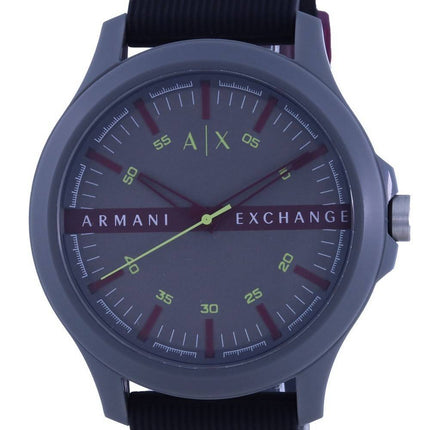 Armani Exchange Hampton Silicon Strap Quartz AX2425 Mens Watch