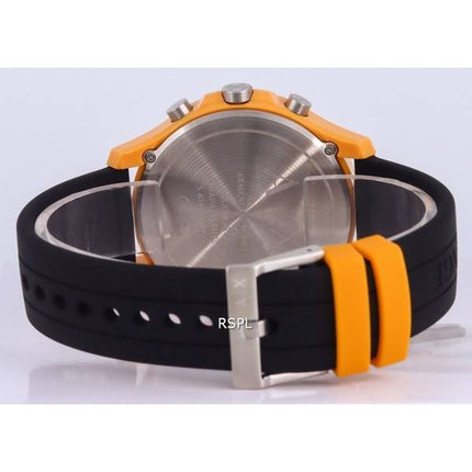 Armani Exchange Hampton Chronograph Silicon Black Dial Quartz AX2438 Mens Watch