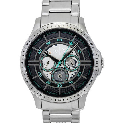 Armani Exchange Stainless Steel Multifunction Black Dial Quartz AX2459 Men's Watch
