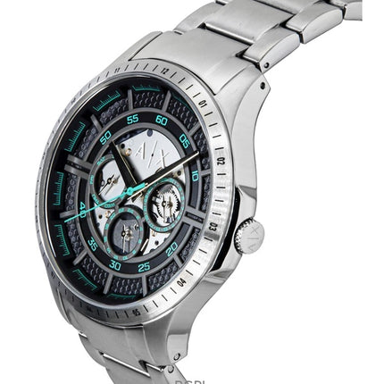Armani Exchange Stainless Steel Multifunction Black Dial Quartz AX2459 Men's Watch
