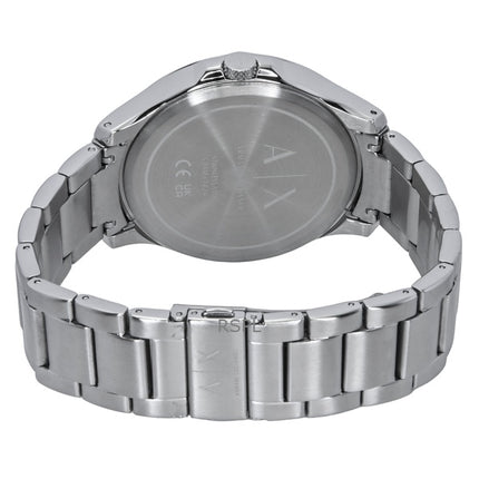 Armani Exchange Stainless Steel Multifunction Black Dial Quartz AX2459 Men's Watch