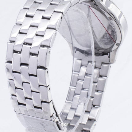 Armani Exchange Lady Hampton Silver Crystals Quilted Dial AX5215 Womens Watch