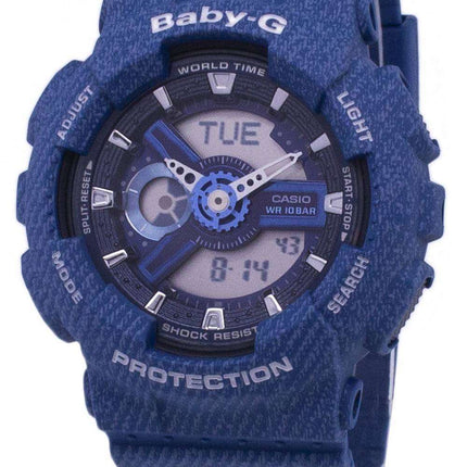 Casio Baby-G Tandem Series World Time BA-110DC-2A2 BA110DC-2A2 Women's Watch
