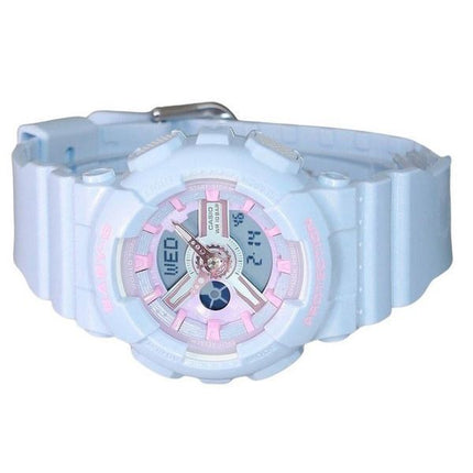 Casio Baby-G Analog Digital Resin Strap Multicolor Dial Quartz BA-110FH-2A 100M Womens Watch