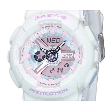 Casio Baby-G Analog Digital Resin Strap Multicolor Dial Quartz BA-110FH-7A 100M Womens Watch