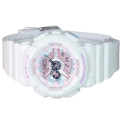 Casio Baby-G Analog Digital Resin Strap Multicolor Dial Quartz BA-110FH-7A 100M Womens Watch