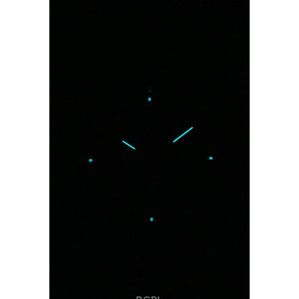 Bauhaus Leather Strap Dark Blue Dial Quartz 20373 Women's Watch