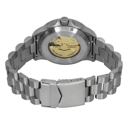 Bauhaus Aviation Titanium Beige Dial Automatic 2866M5 100M Men's Watch