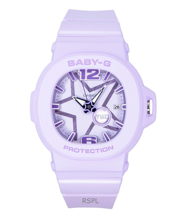 Casio Baby-G Analog Resin Strap Purple Dial Quartz BGA-10D-6A 100M Women's Watch