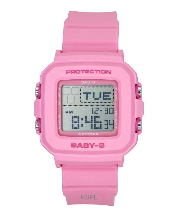 Casio Baby-G Digital Pink Resin Strap Quartz BGD-10KH-4 100M Women's Watch