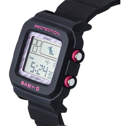 Casio Baby-G Digital Kuromi Collaboration Resin Strap Quartz BGD-10KKM-1 100M Women's Watch With Special Holder