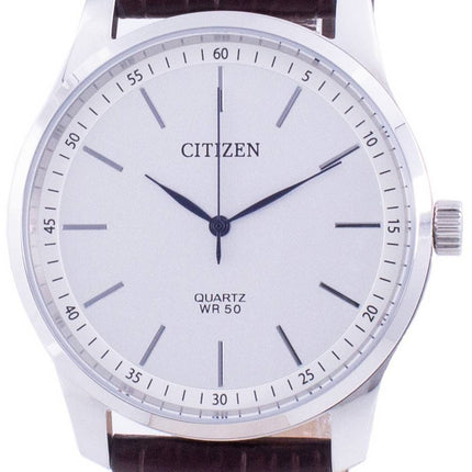 Citizen White Dial Calf Leather Quartz BH5000-08A Men's Watch