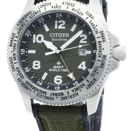 Citizen Promaster BJ7100-23X World Time Eco-Drive 200M Men's Watch